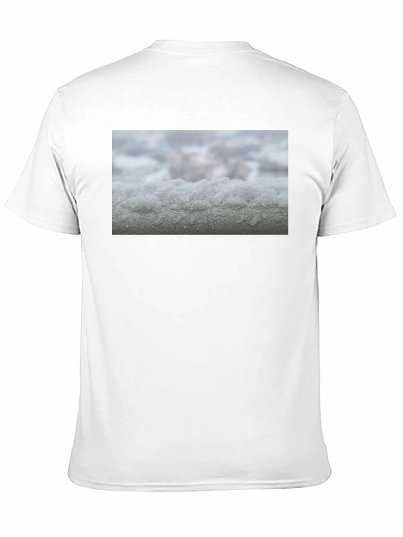 Snowy Surface Graphic Tee - Modern Casual Style