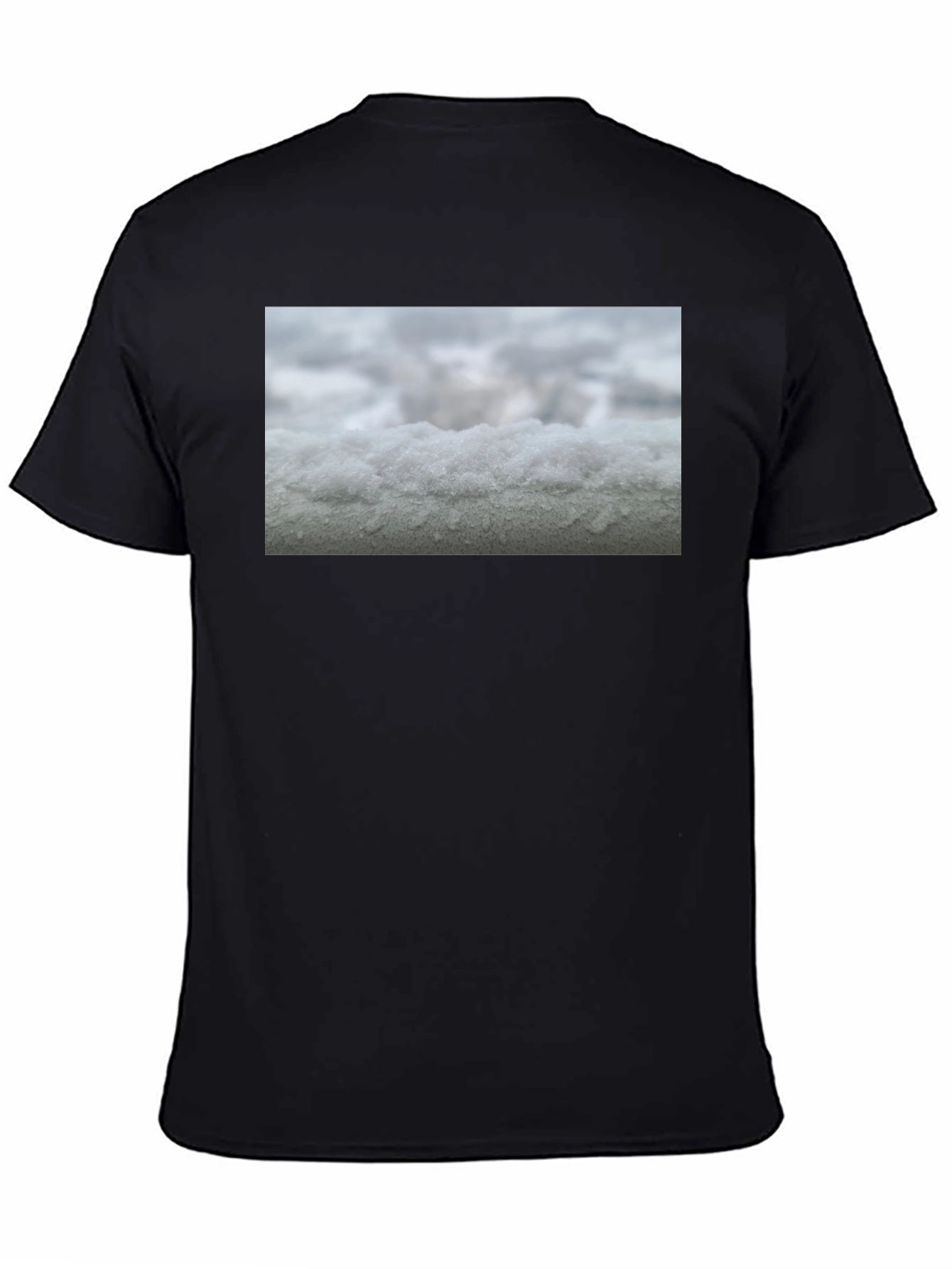 Snowy Surface Graphic Tee - Modern Casual Style