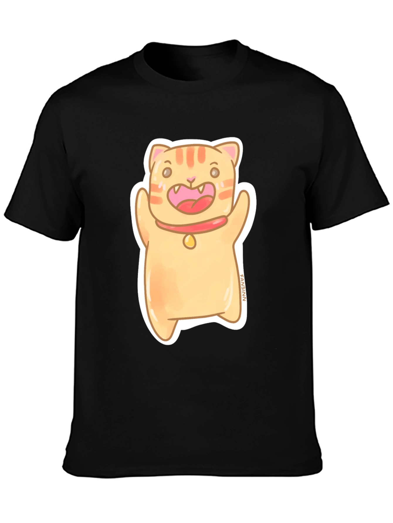 Cute Cat Cartoon Graphic Tee