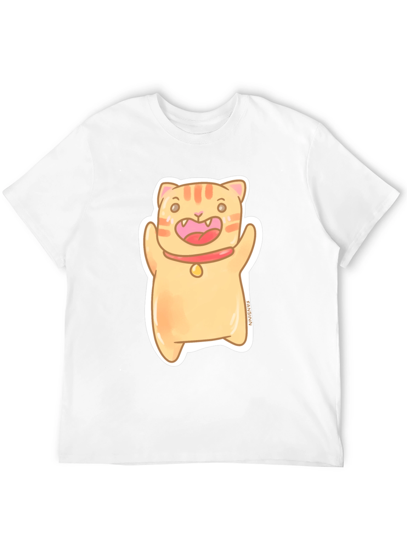 Cute Cat Cartoon Graphic Tee