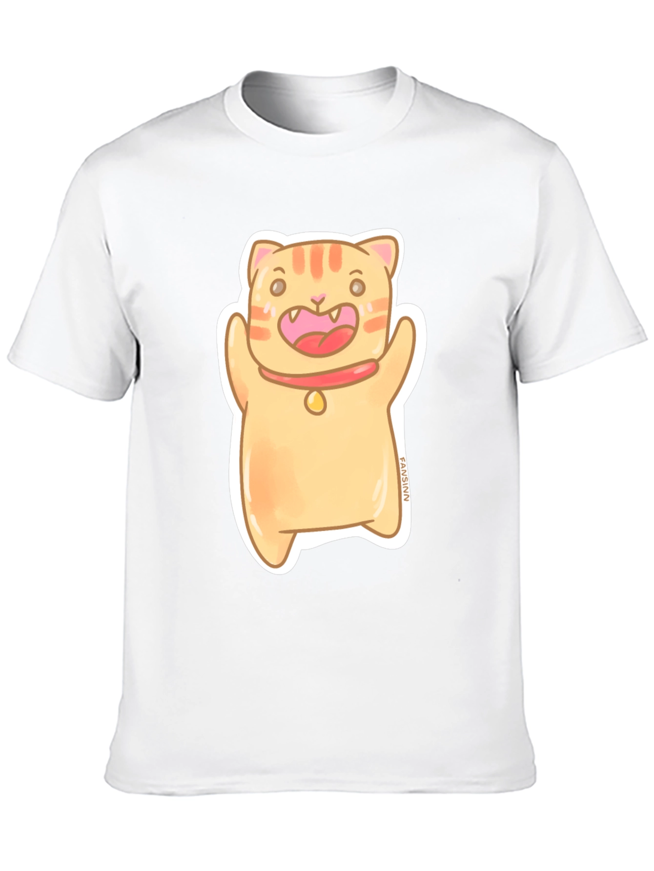 Cute Cat Cartoon Graphic Tee