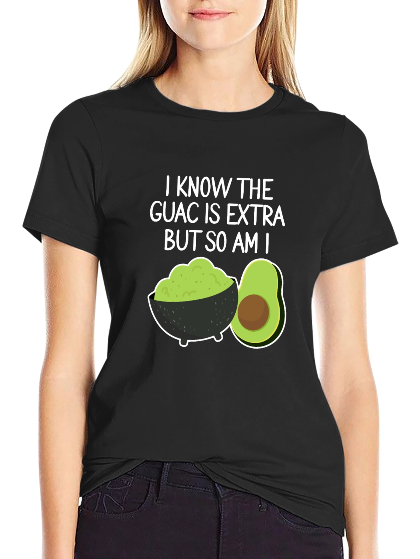 Guac is Extra Funny Graphic T-Shirt