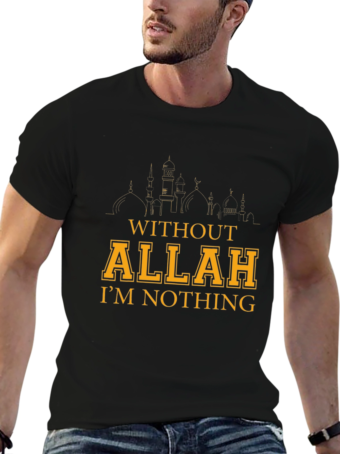 Without Allah Im Nothing Graphic T-Shirt