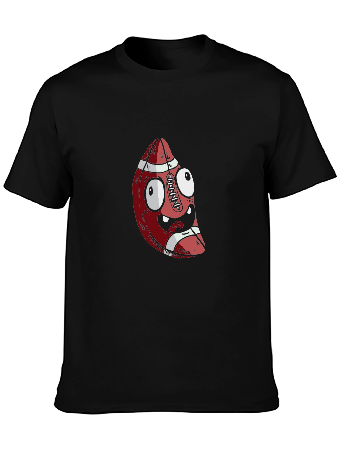 Funny Football Cartoon Graphic T-Shirt