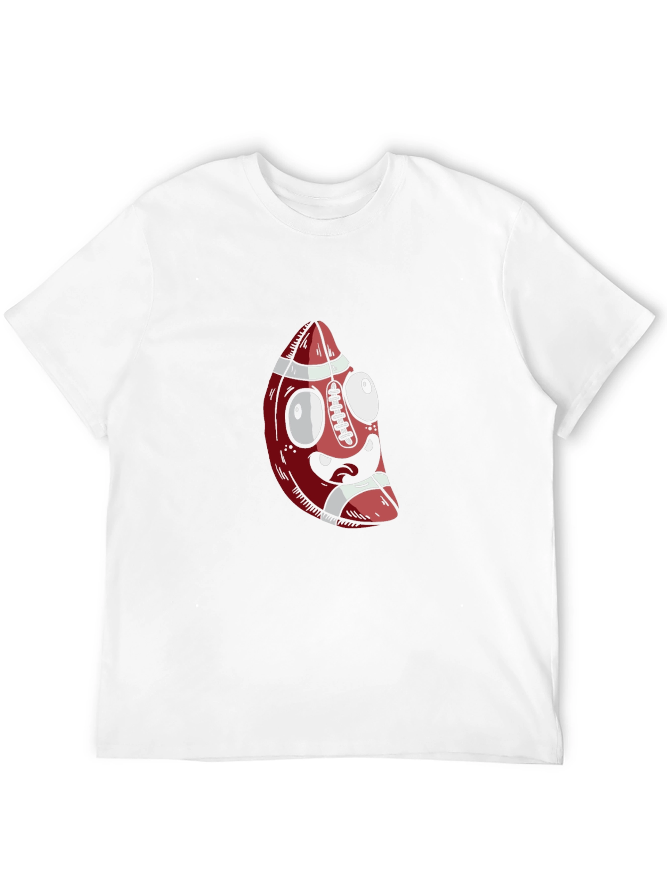 Funny Football Cartoon Graphic T-Shirt