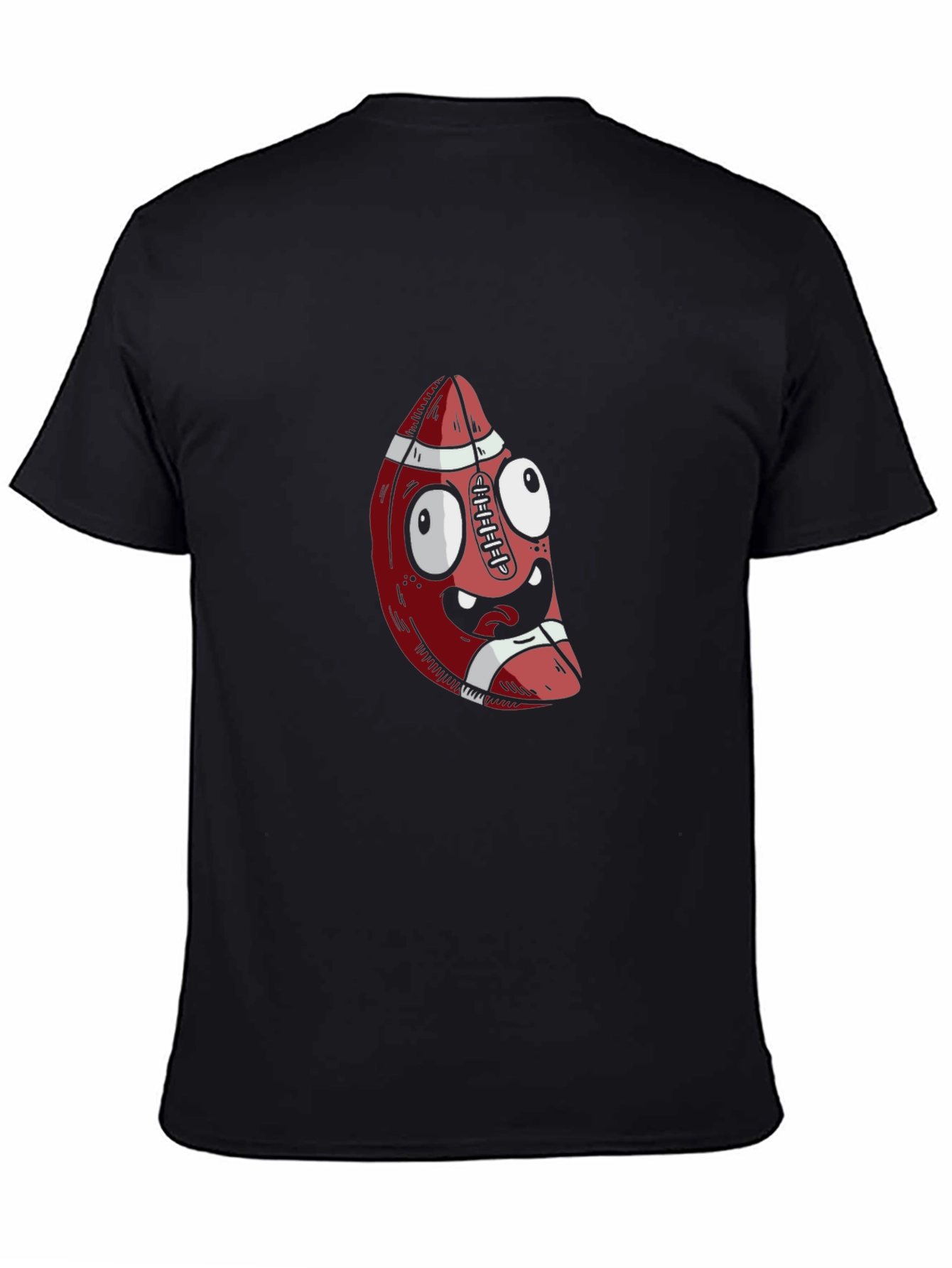 Funny Football Cartoon Graphic T-Shirt