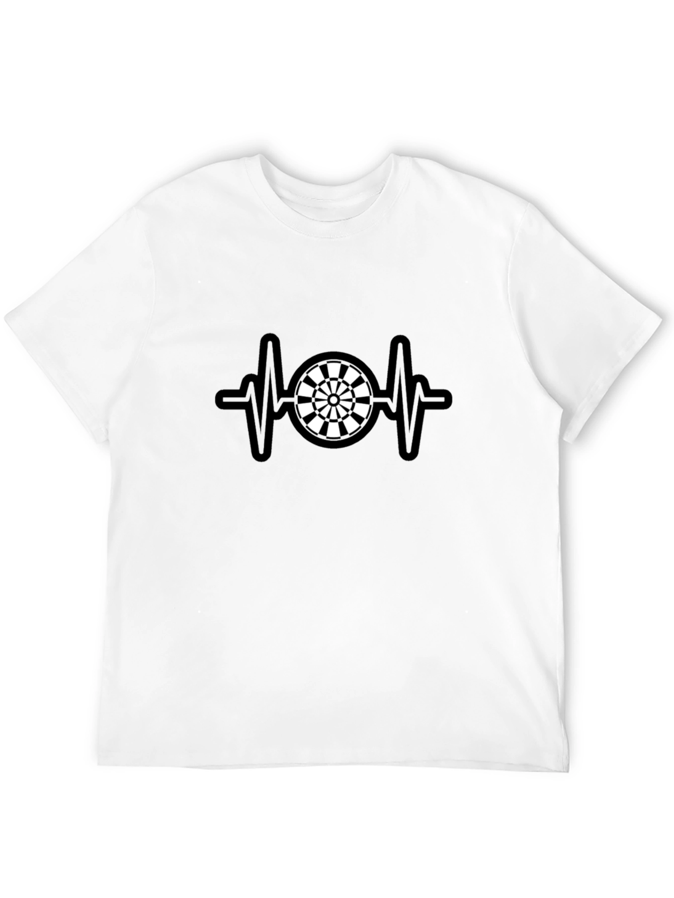 Darts Heartbeat Graphic Tee - Unique & Stylish