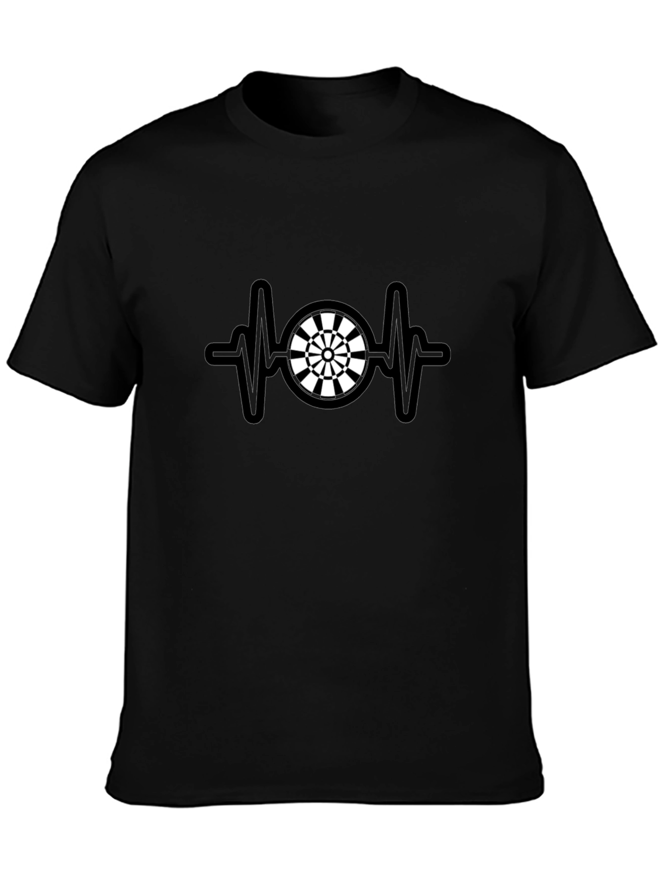 Darts Heartbeat Graphic Tee - Unique & Stylish