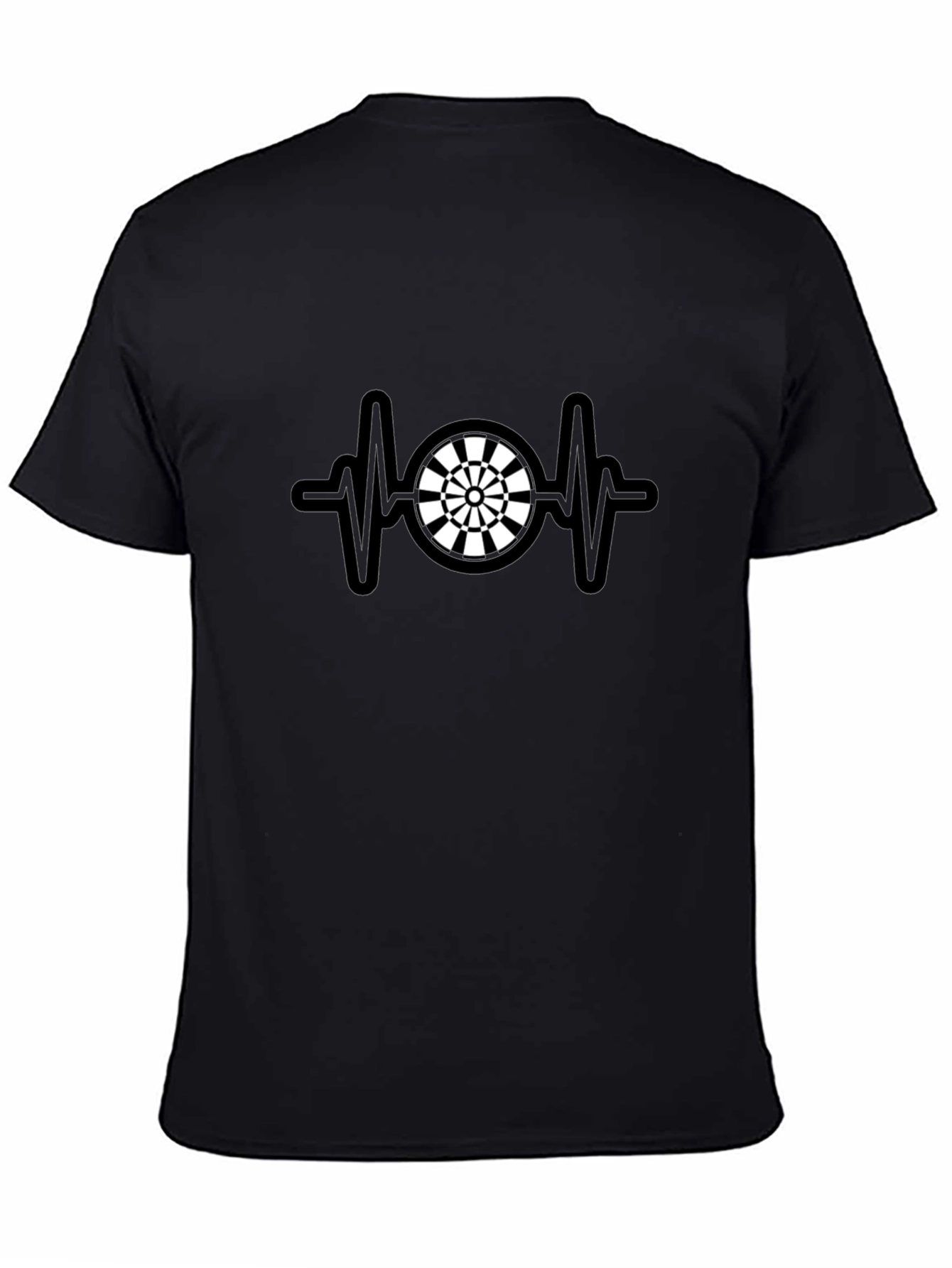 Darts Heartbeat Graphic Tee - Unique & Stylish