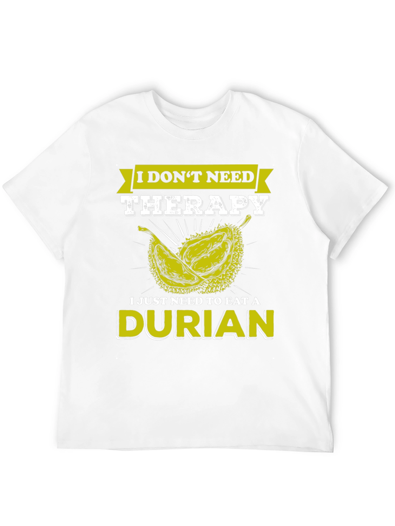 Durian Therapy T-Shirt - Novelty Fruit Lover Tee
