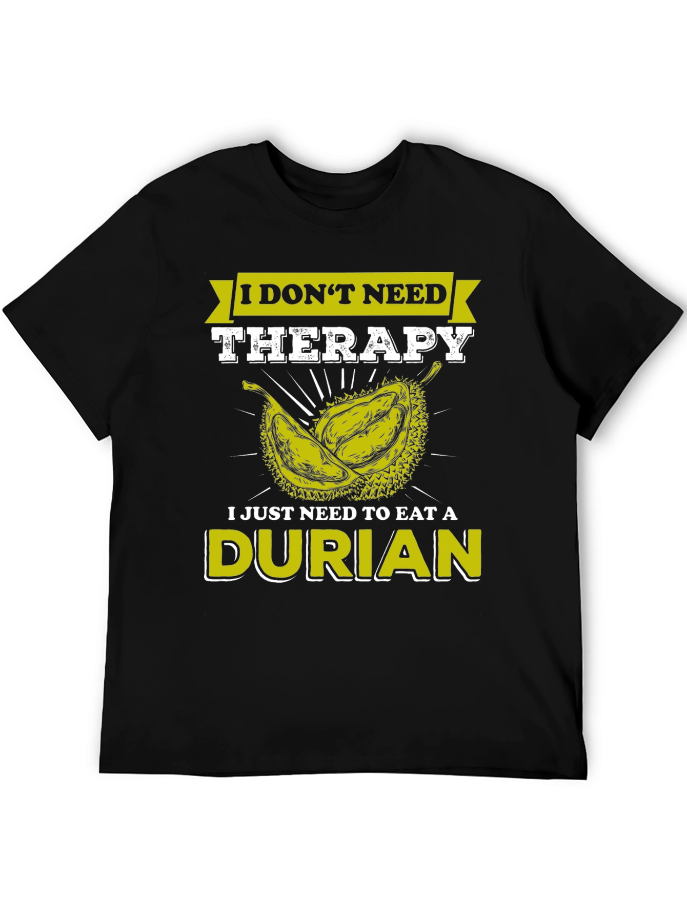 Durian Therapy T-Shirt - Novelty Fruit Lover Tee