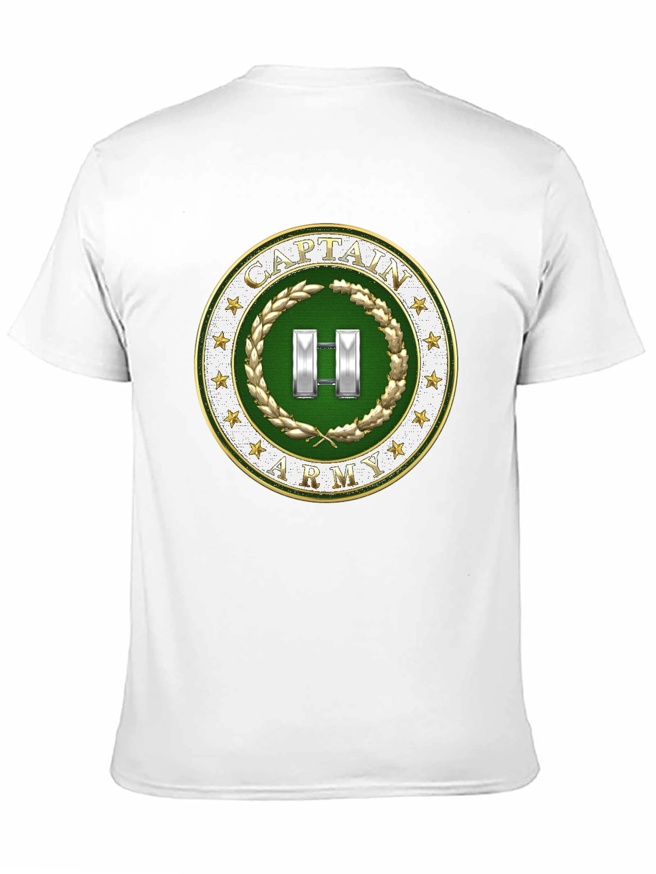 Captain Army T-Shirt - Military Rank Symbol Tee