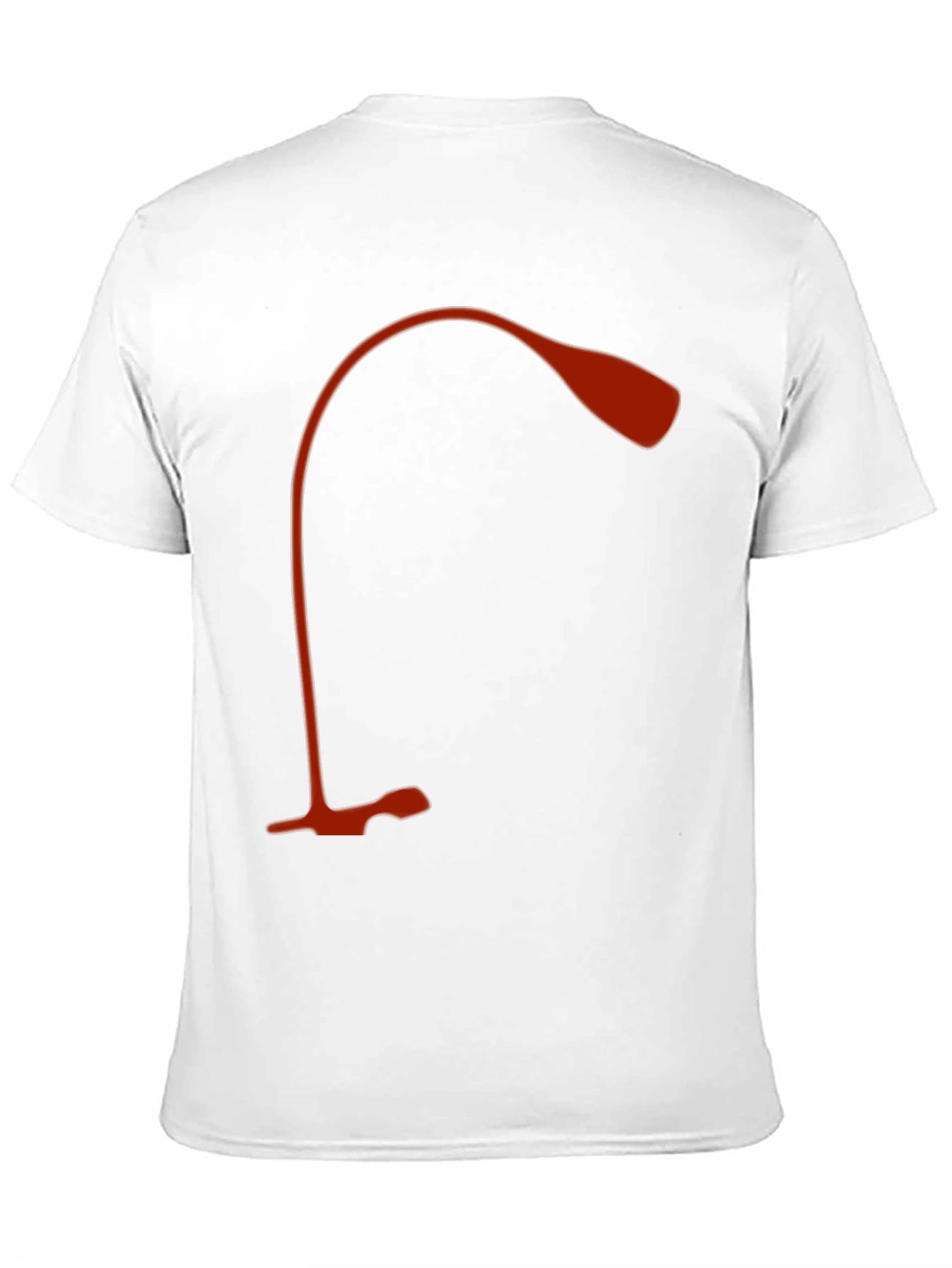 Modern Desk Lamp Graphic Tee - Black Cotton Shirt