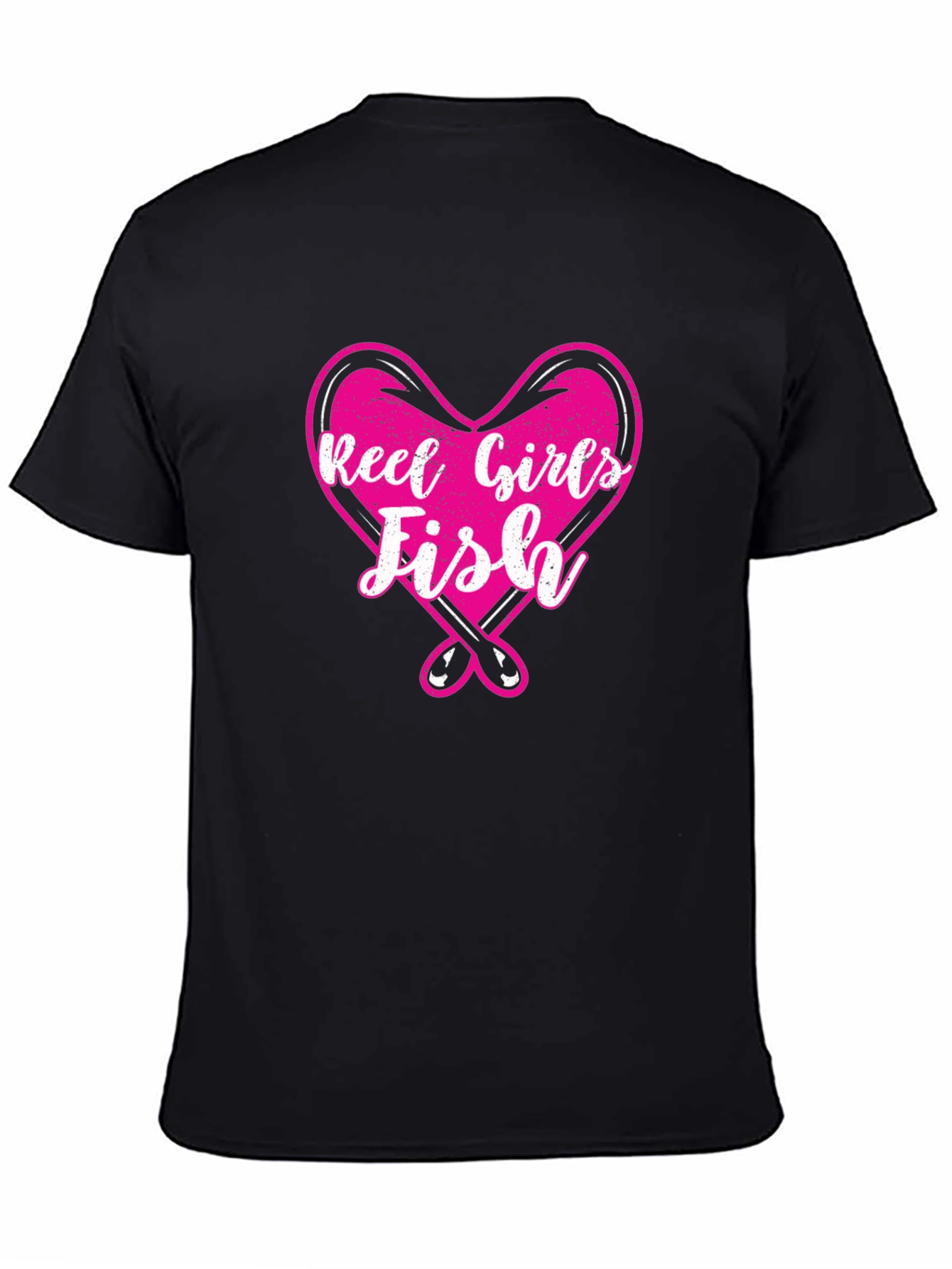 Reel Girls Fish Heart Graphic T-Shirt