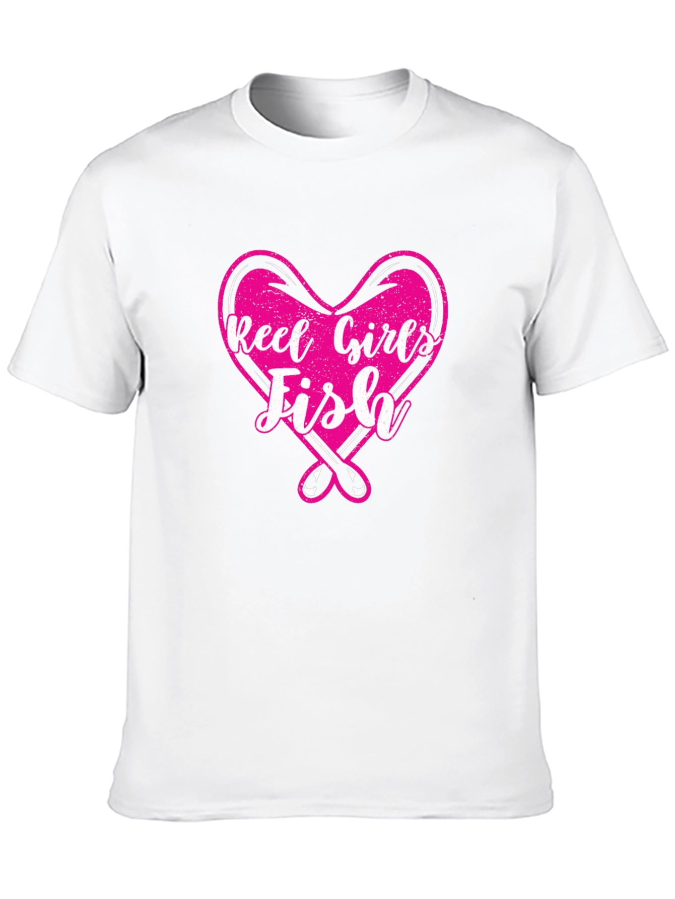 Reel Girls Fish Heart Graphic T-Shirt