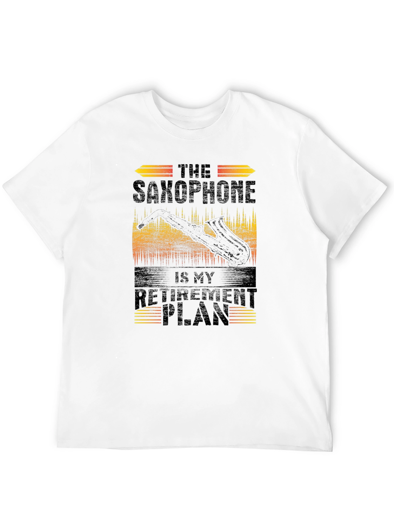 Saxophone Retirement Plan Graphic Tee