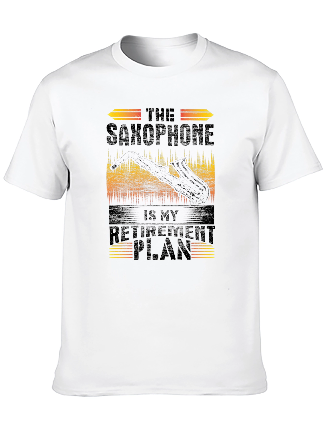 Saxophone Retirement Plan Graphic Tee