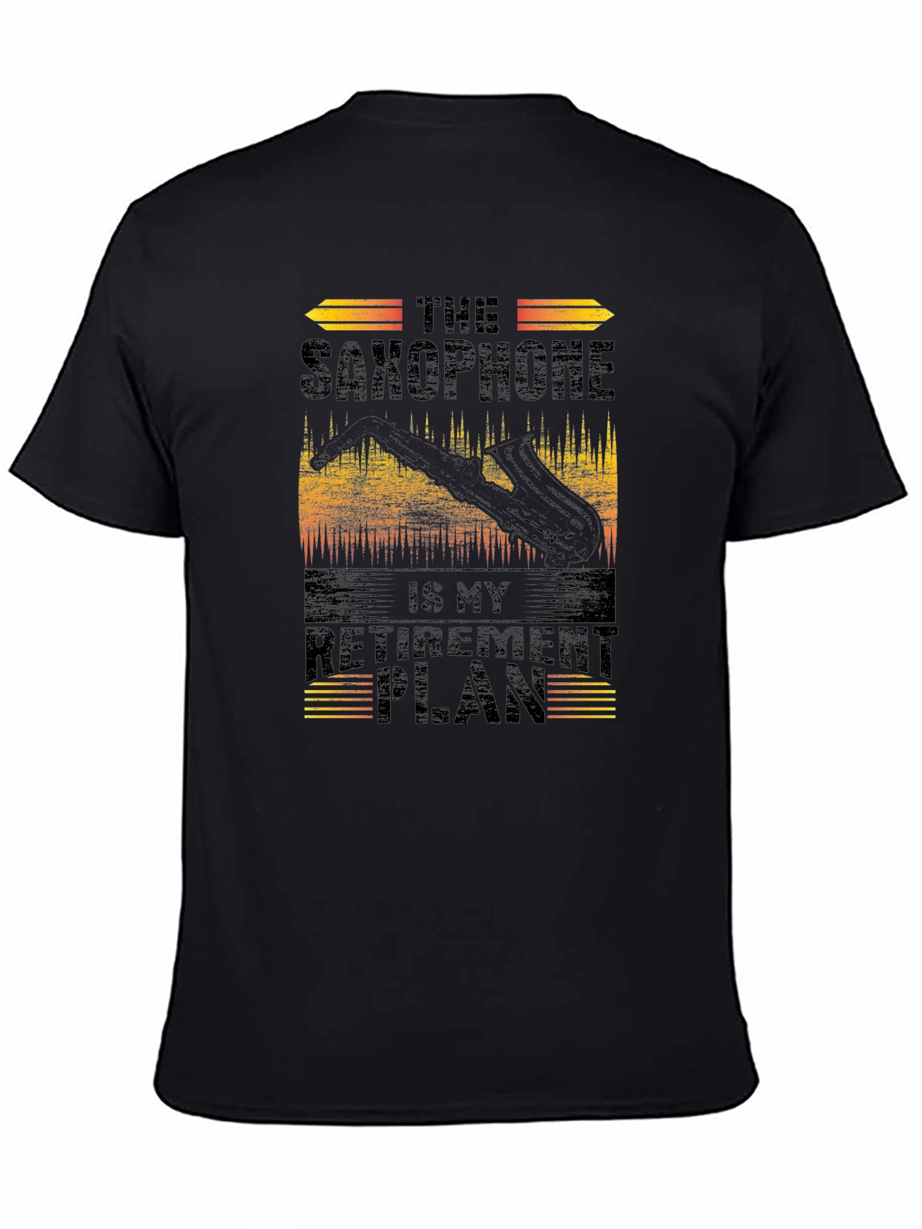 Saxophone Retirement Plan Graphic Tee