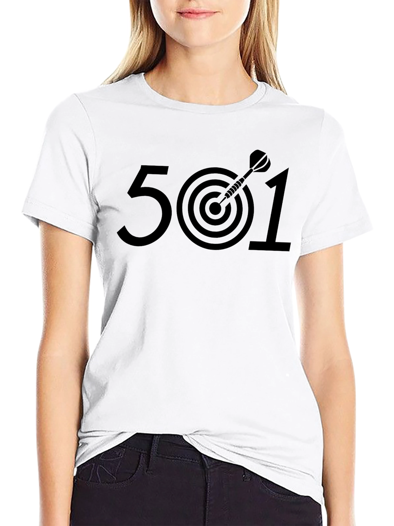 Darts 501 T-Shirt - Dartboard Design