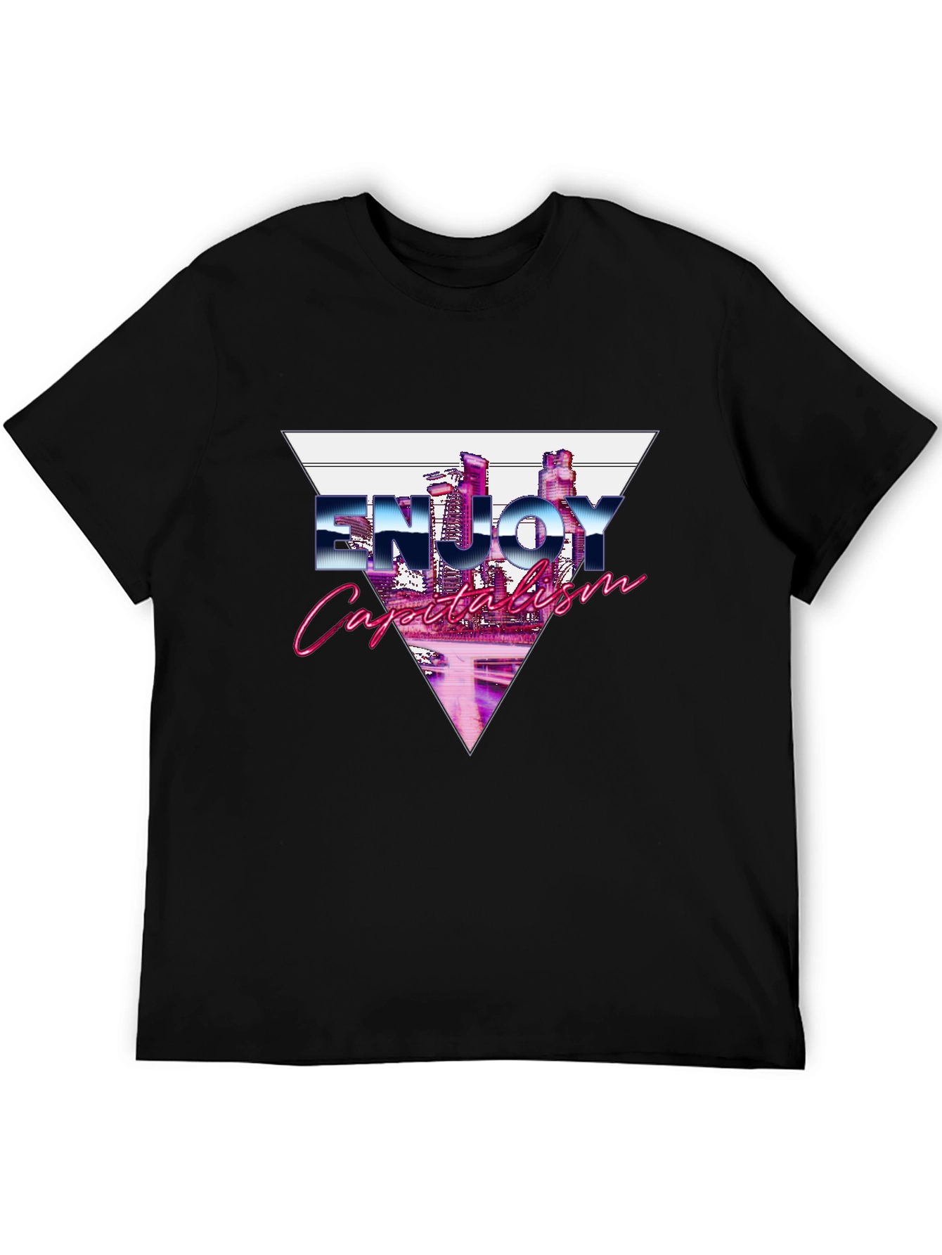 Enjoy Capitalism Retro T-Shirt