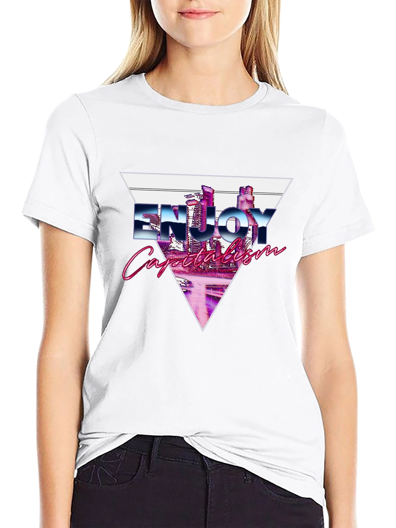 Enjoy Capitalism Retro T-Shirt