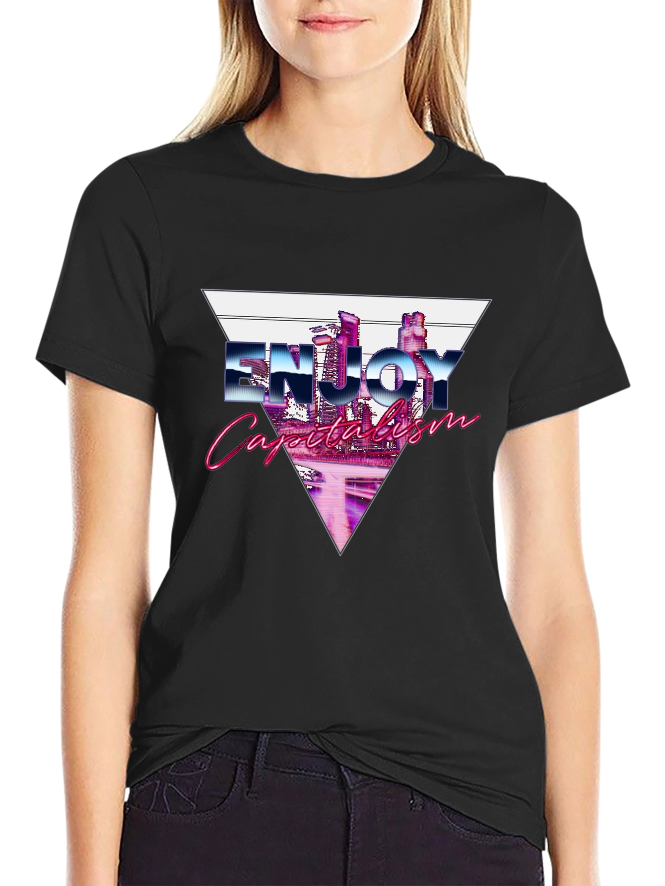 Enjoy Capitalism Retro T-Shirt