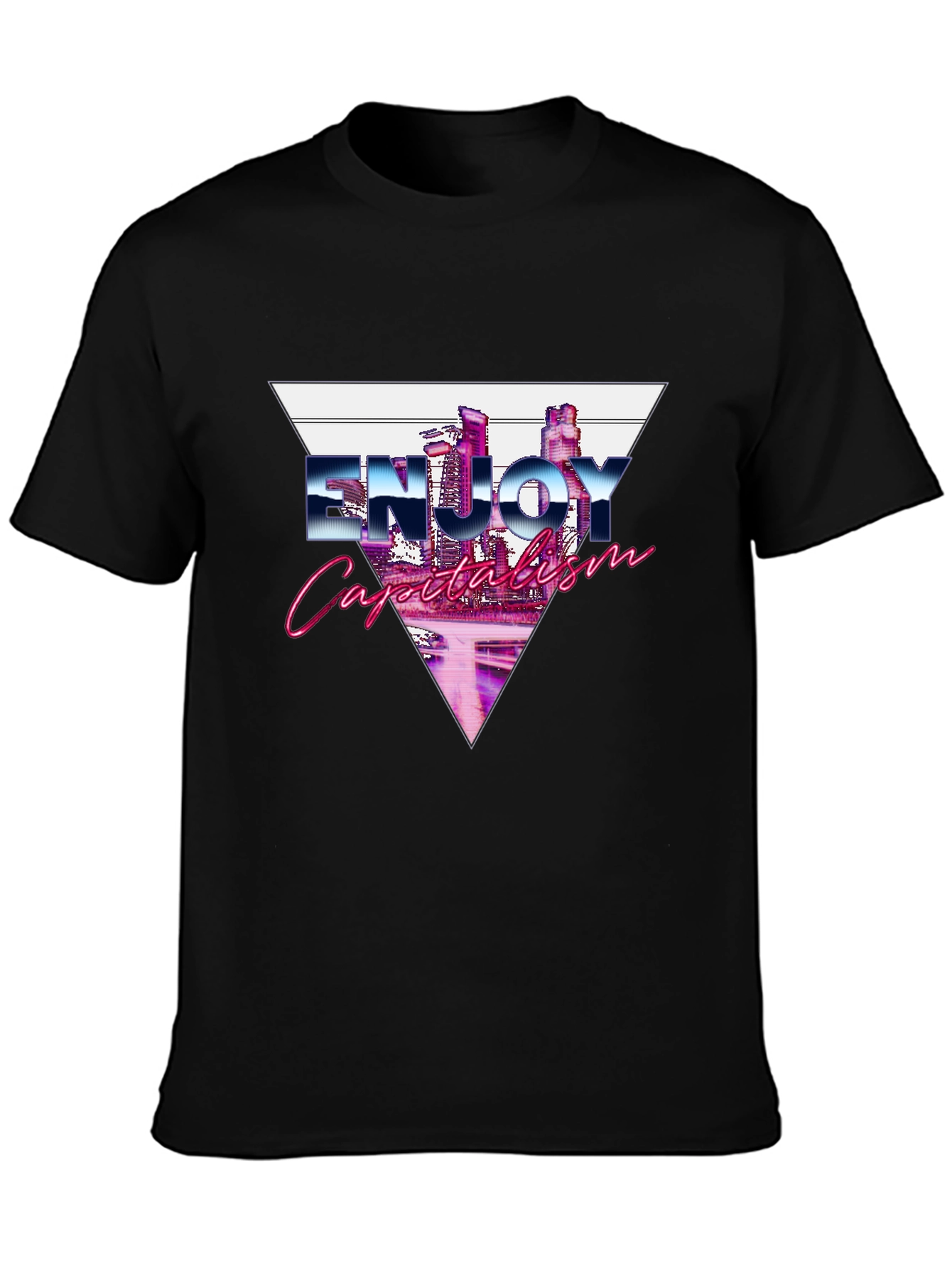 Enjoy Capitalism Retro T-Shirt