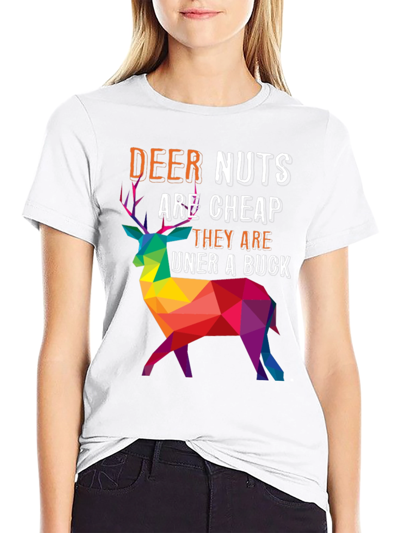 Deer Nuts T-Shirt - Funny Hunting Tee