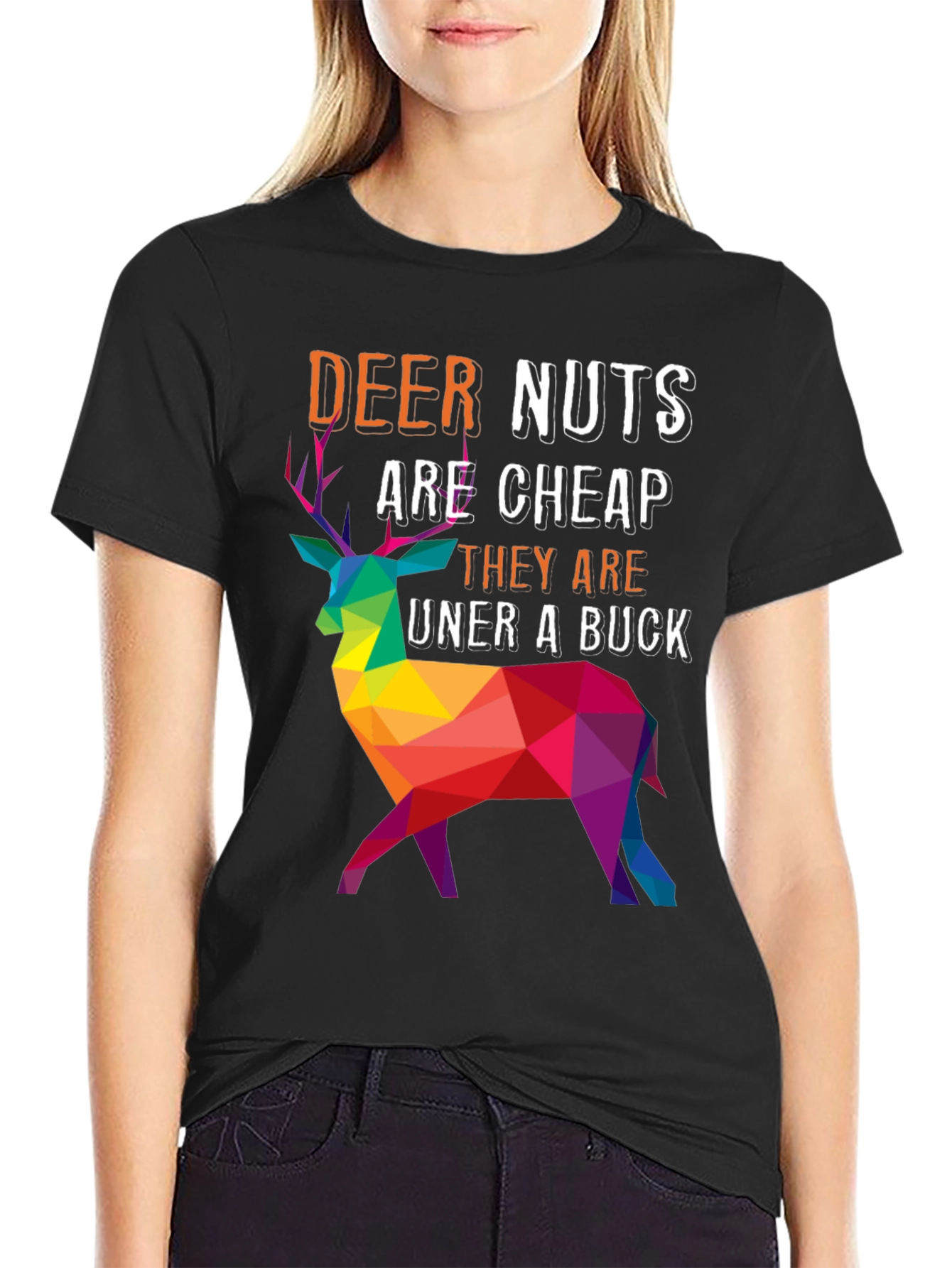 Deer Nuts T-Shirt - Funny Hunting Tee