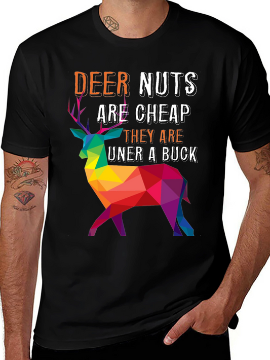 Deer Nuts T-Shirt - Funny Hunting Tee