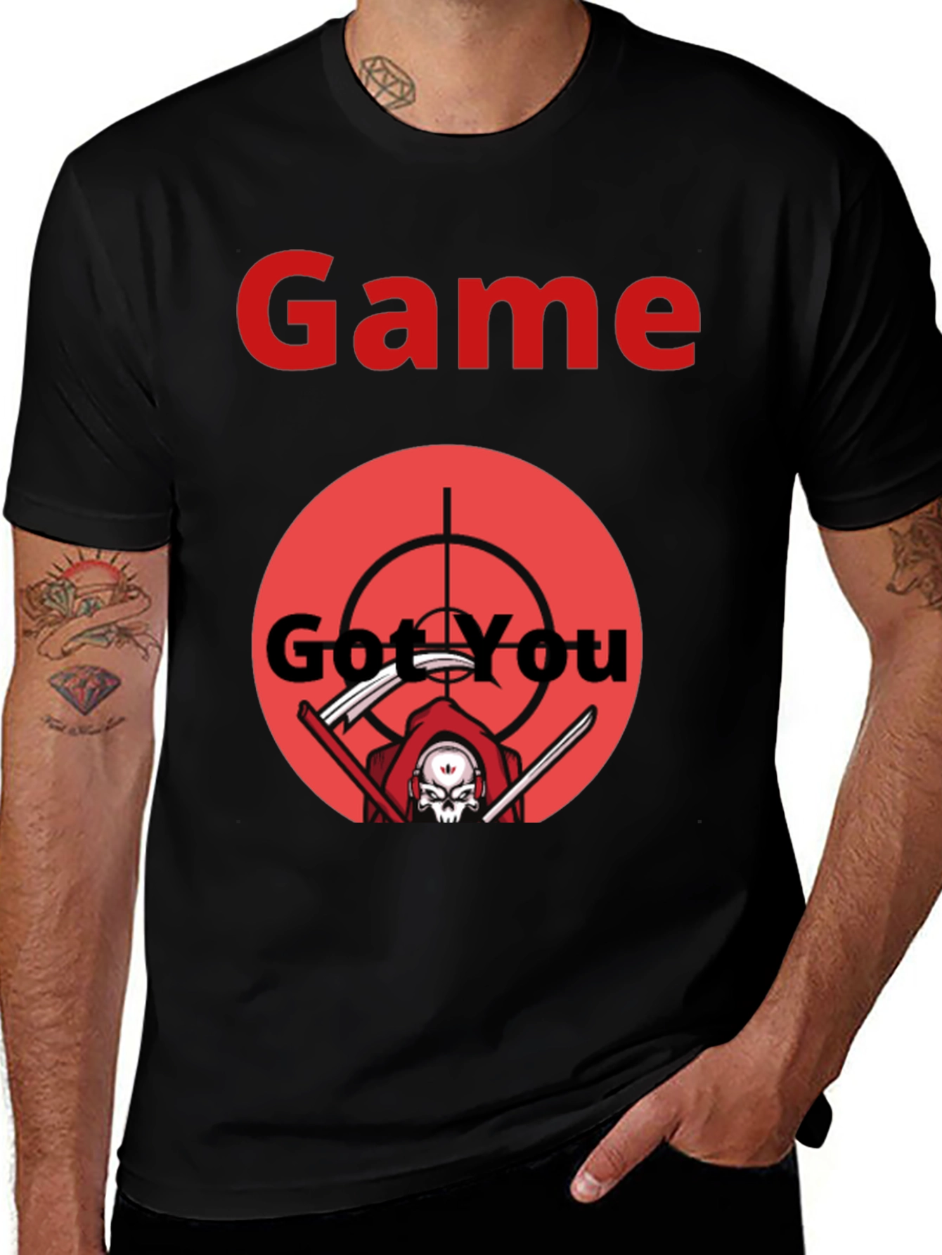Game Got You T-Shirt Black Graphic Tee