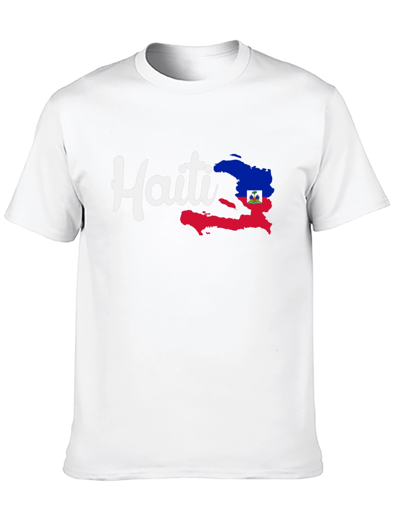 Haiti Pride Tee - Black Cotton Graphic T-Shirt