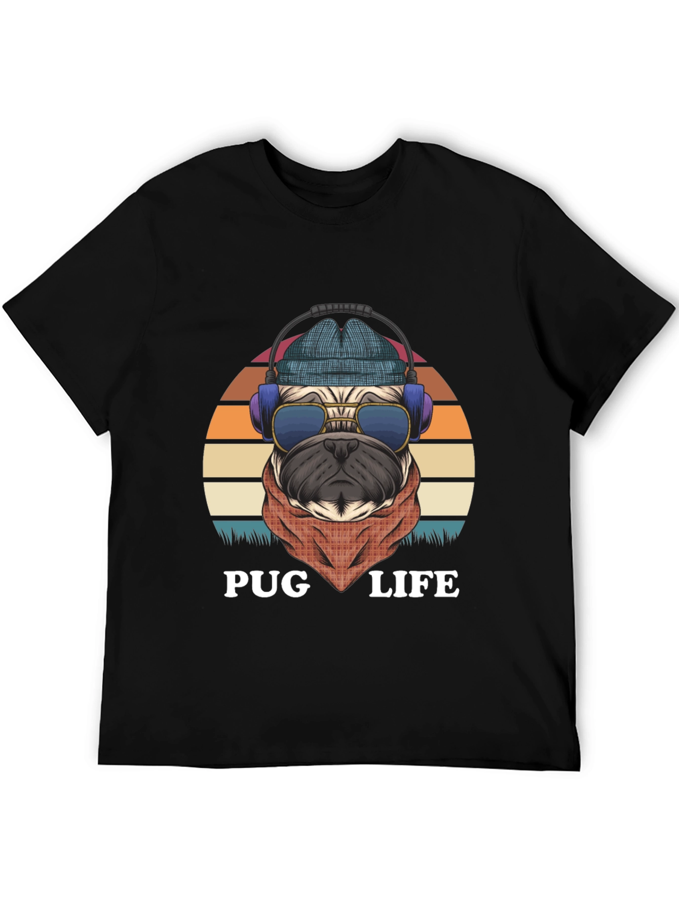 Cool Pug Life Graphic Tee