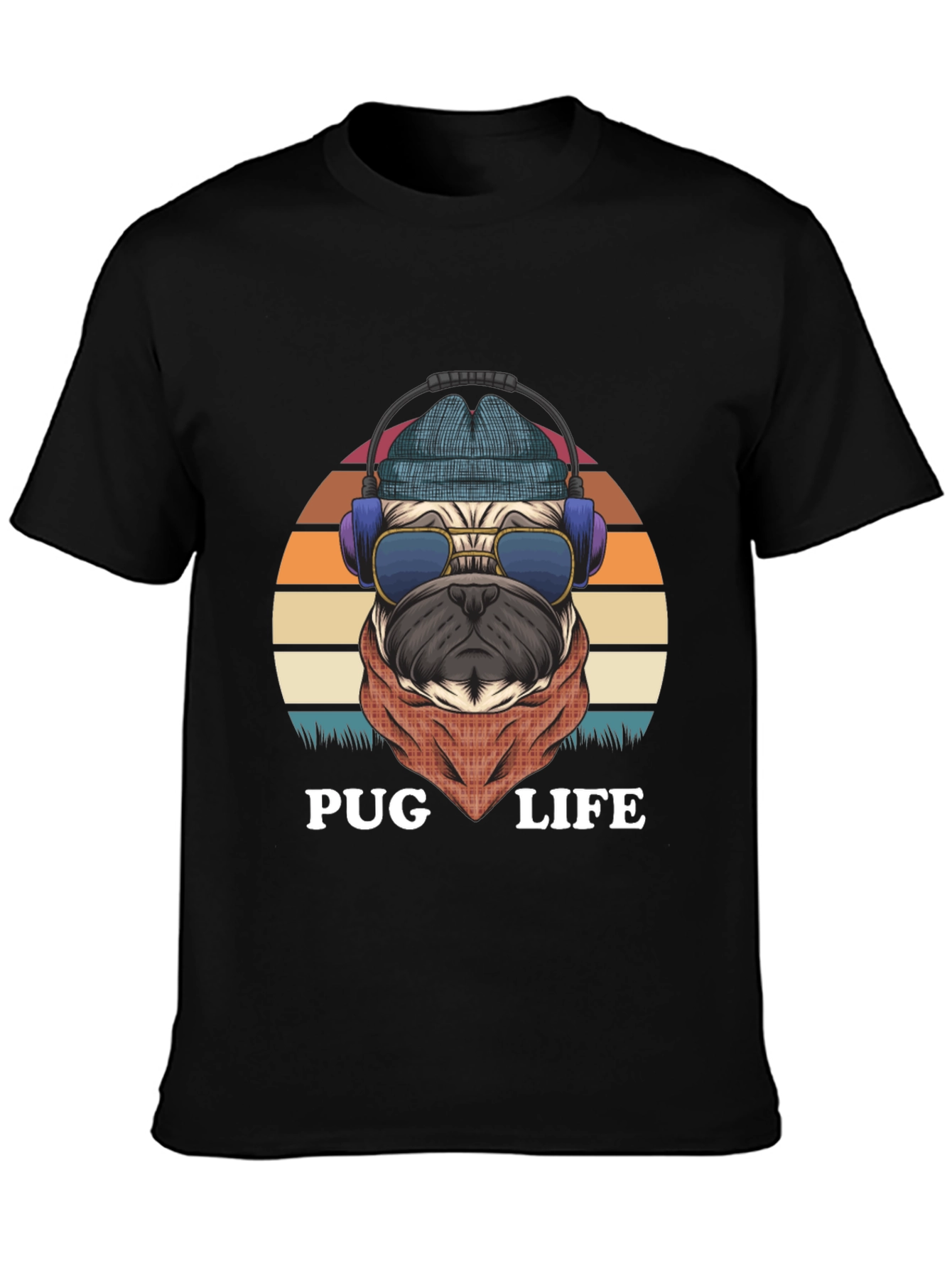 Cool Pug Life Graphic Tee