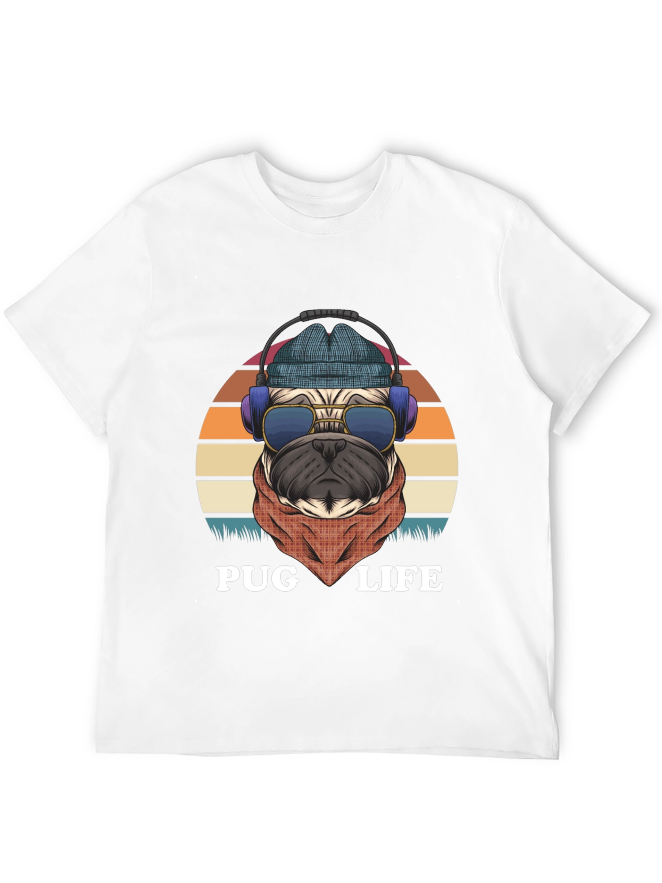 Cool Pug Life Graphic Tee