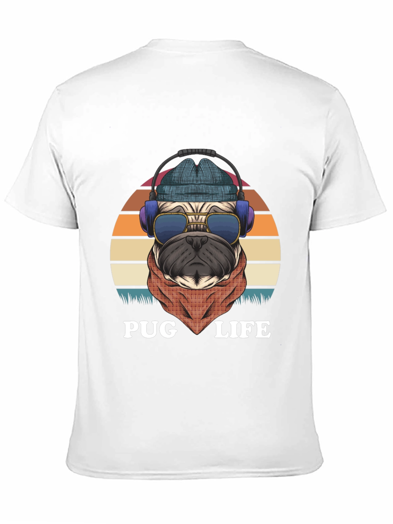 Cool Pug Life Graphic Tee