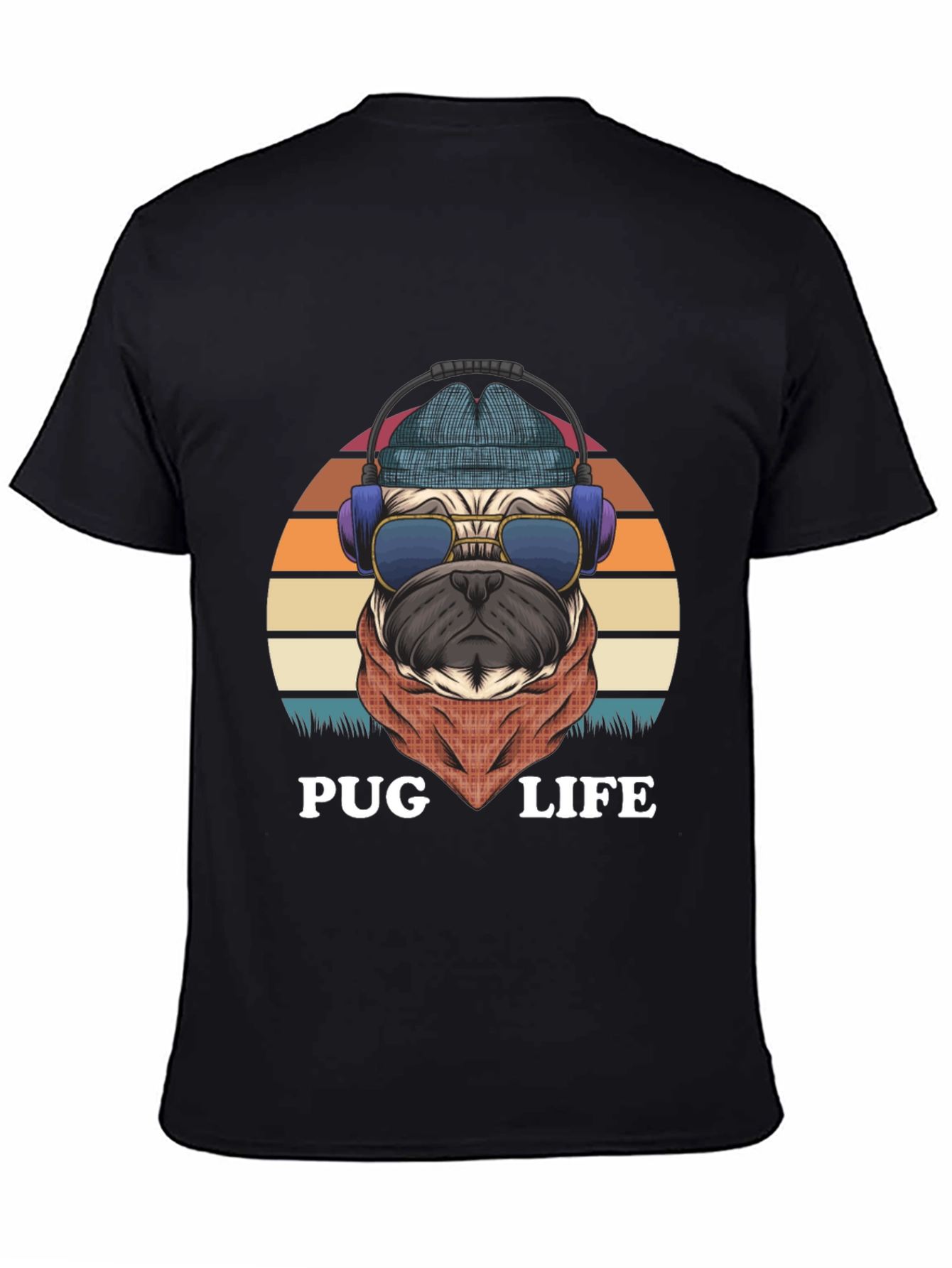Cool Pug Life Graphic Tee