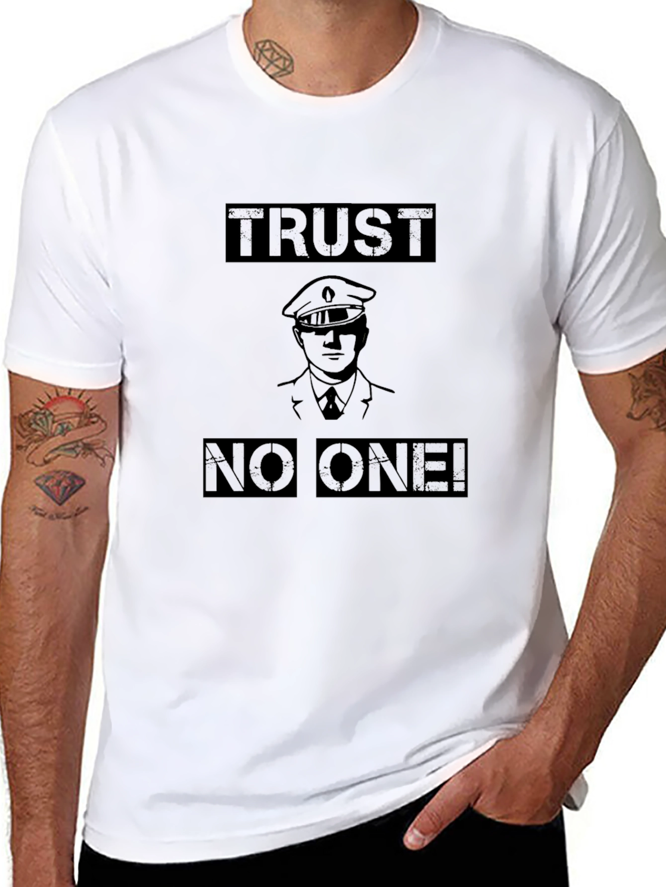Trust No One Black T-Shirt