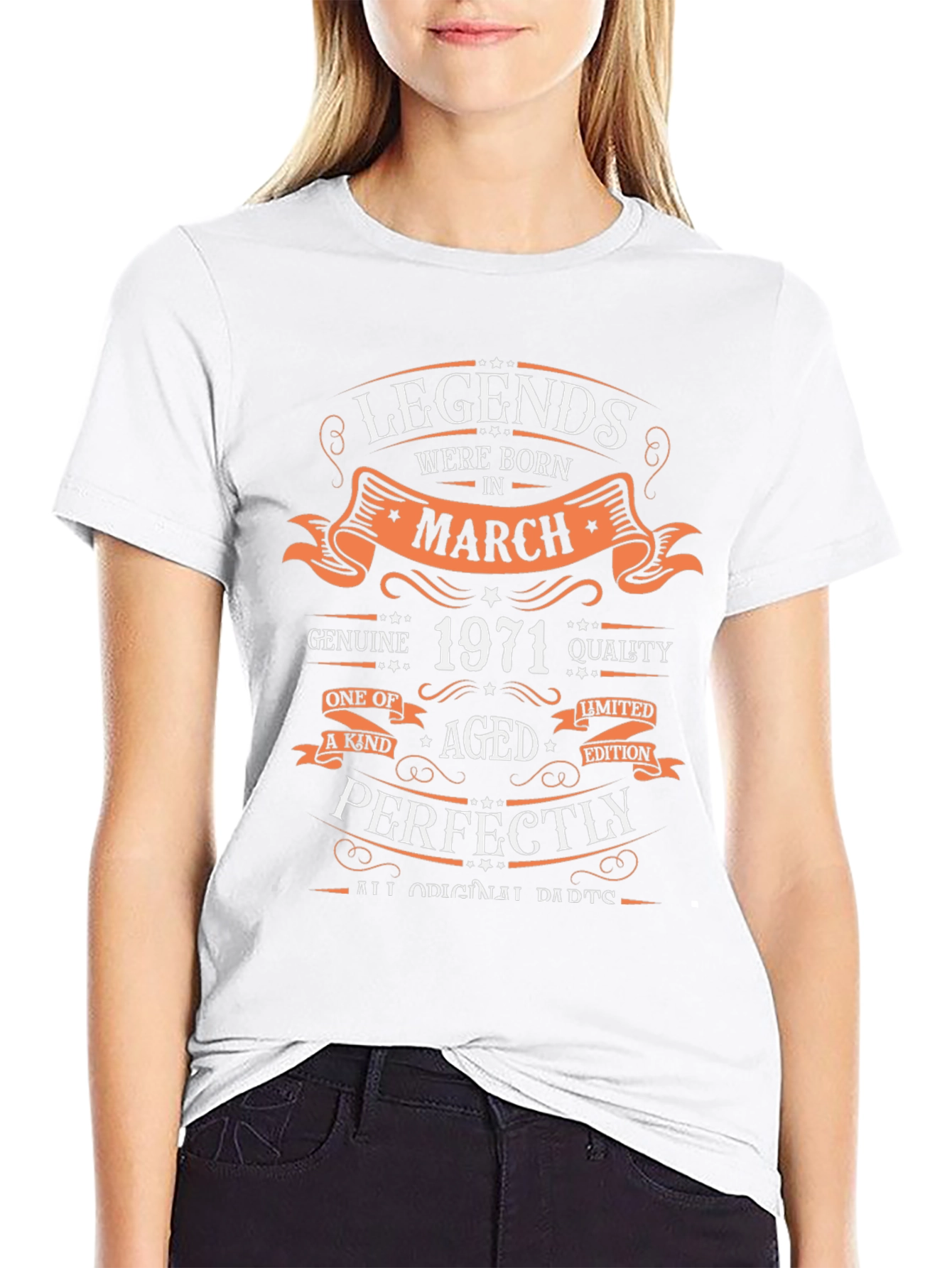 Legends Born in March 1971 Aged Perfectly T-Shirt