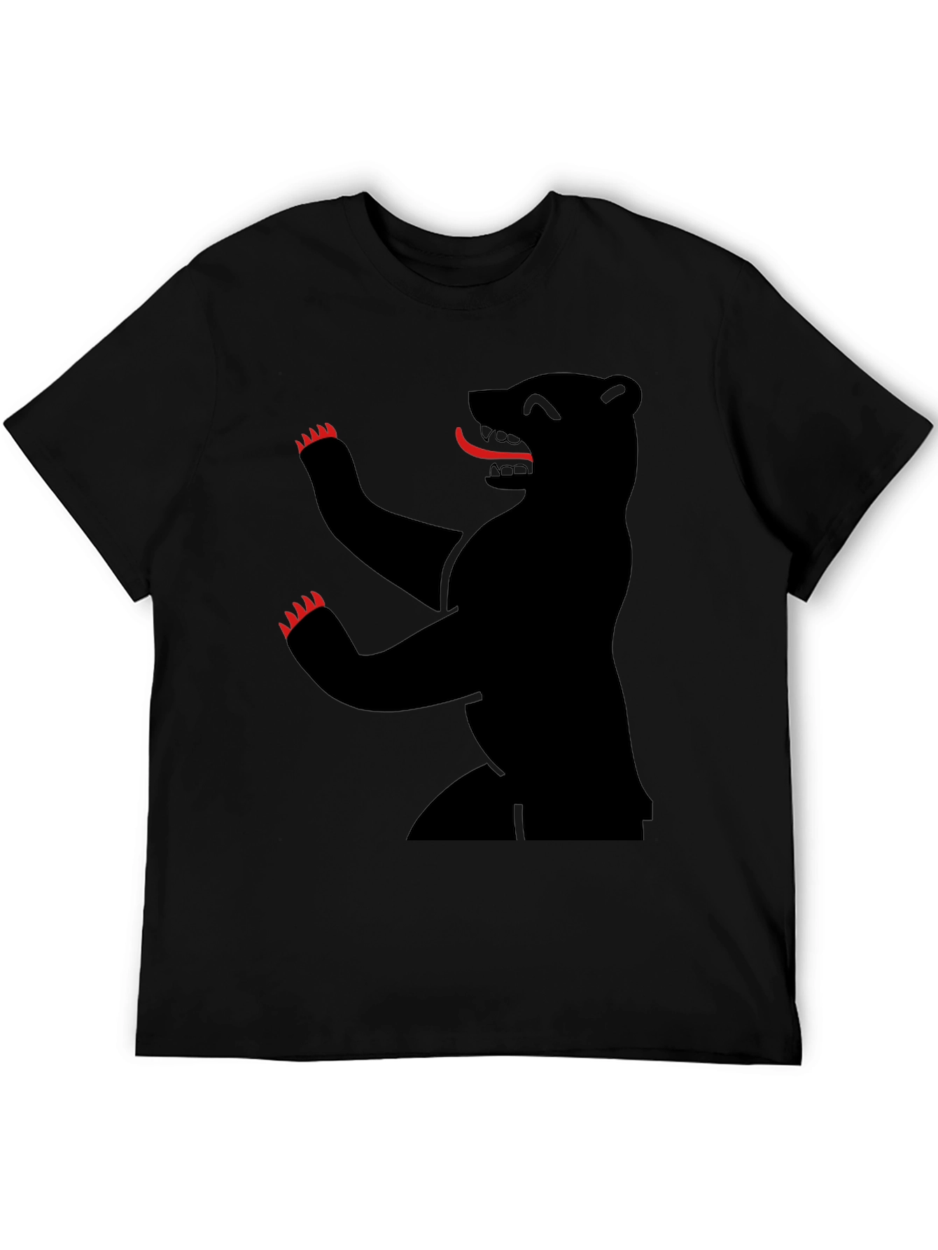 Berlin Bear T-Shirt - Black Graphic Tee