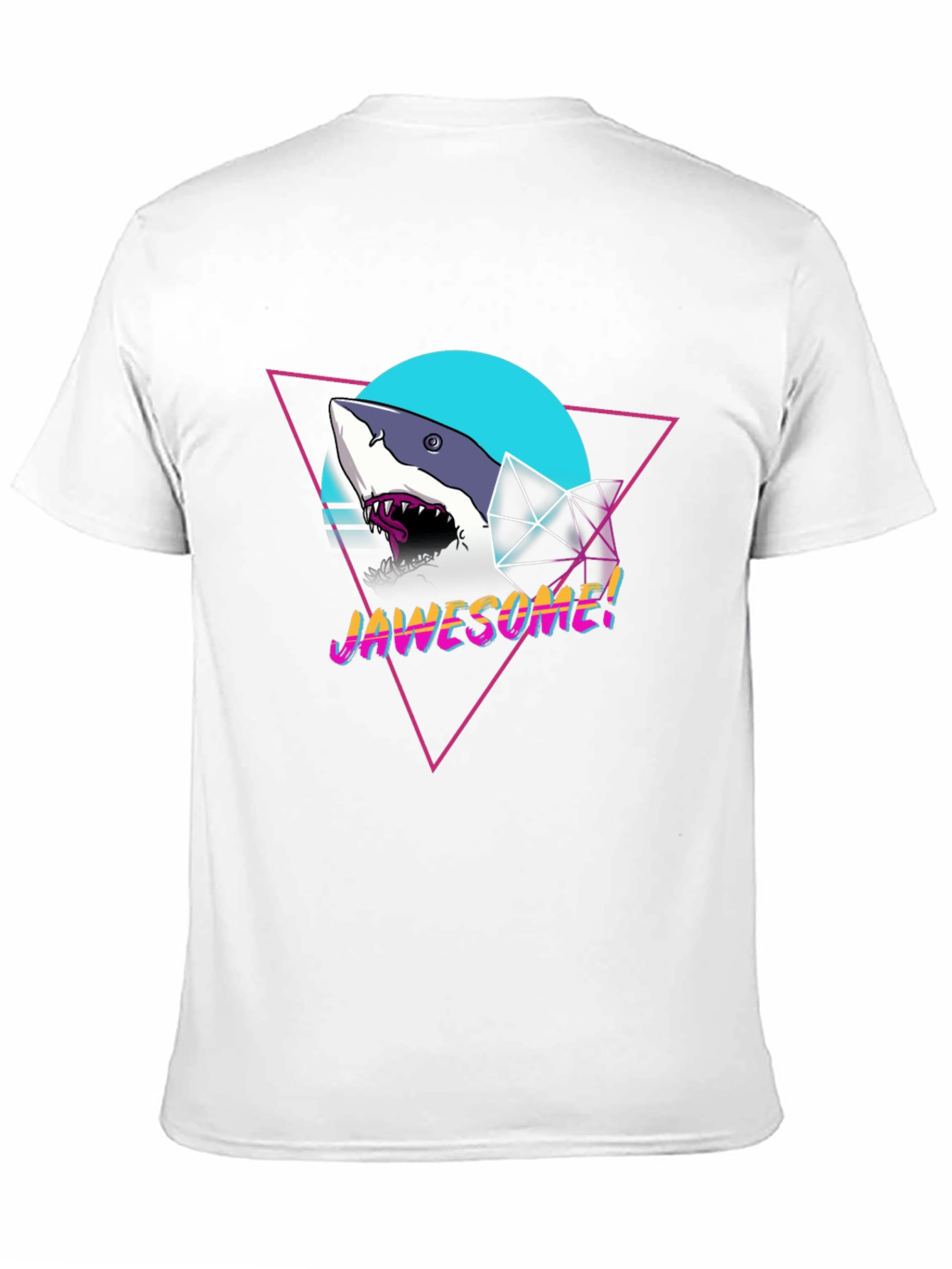 Jawsome Shark Graphic Tee - Retro Style