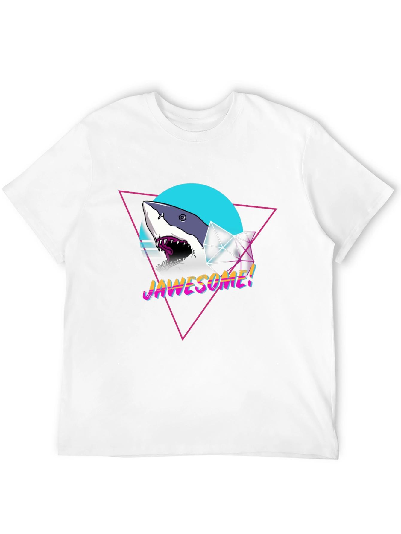 Jawsome Shark Graphic Tee - Retro Style