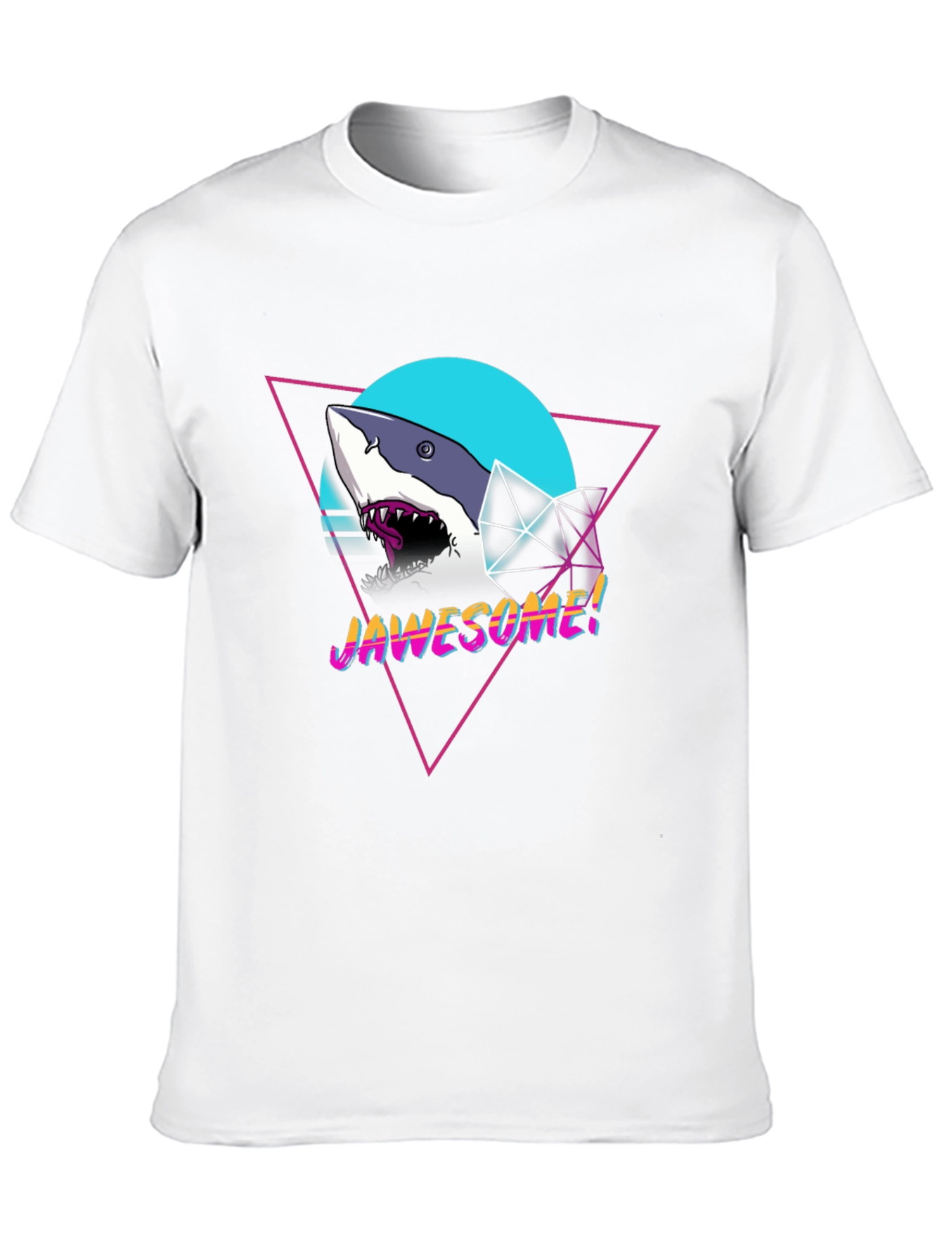 Jawsome Shark Graphic Tee - Retro Style