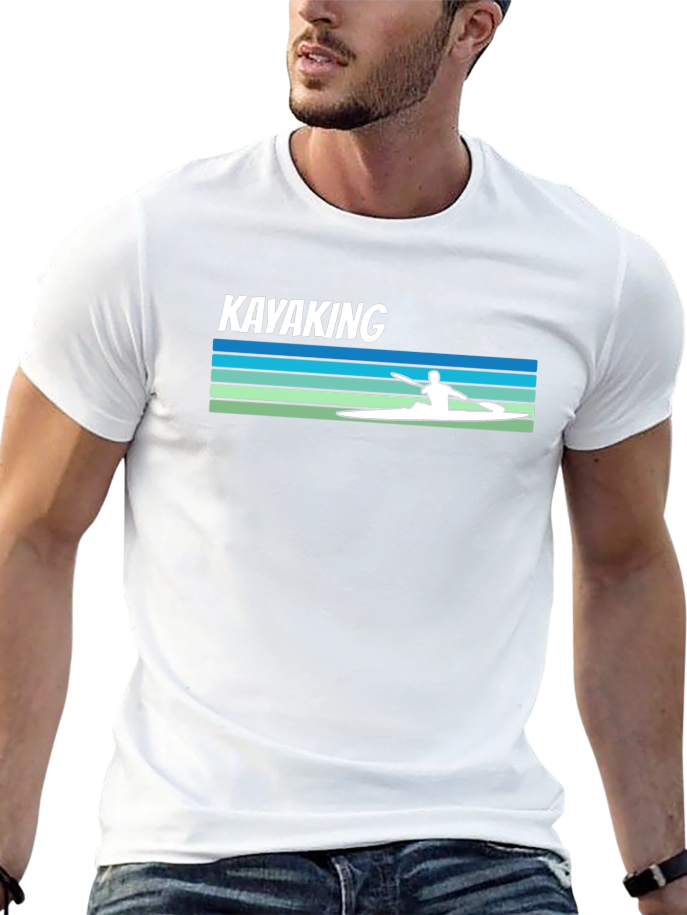 Kayaking Graphic Tee - Stylish Adventure Shirt