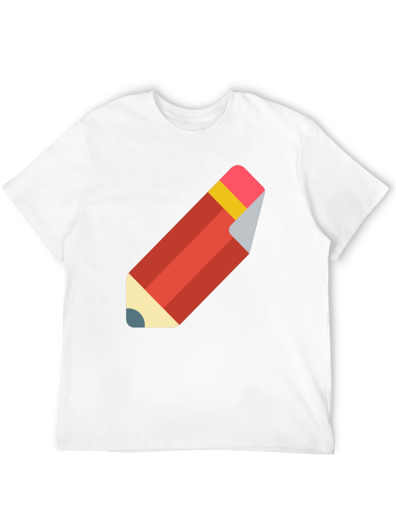 Pencil Graphic Black T-Shirt