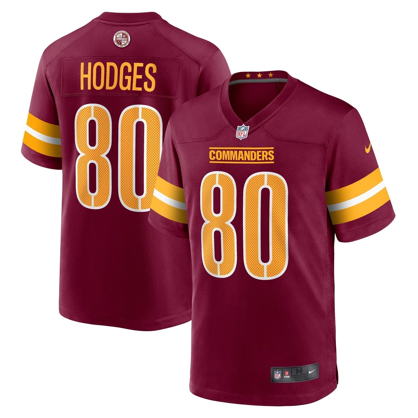 Curtis Hodges Washington Commanders Nike Game   Jersey - Burgundy
