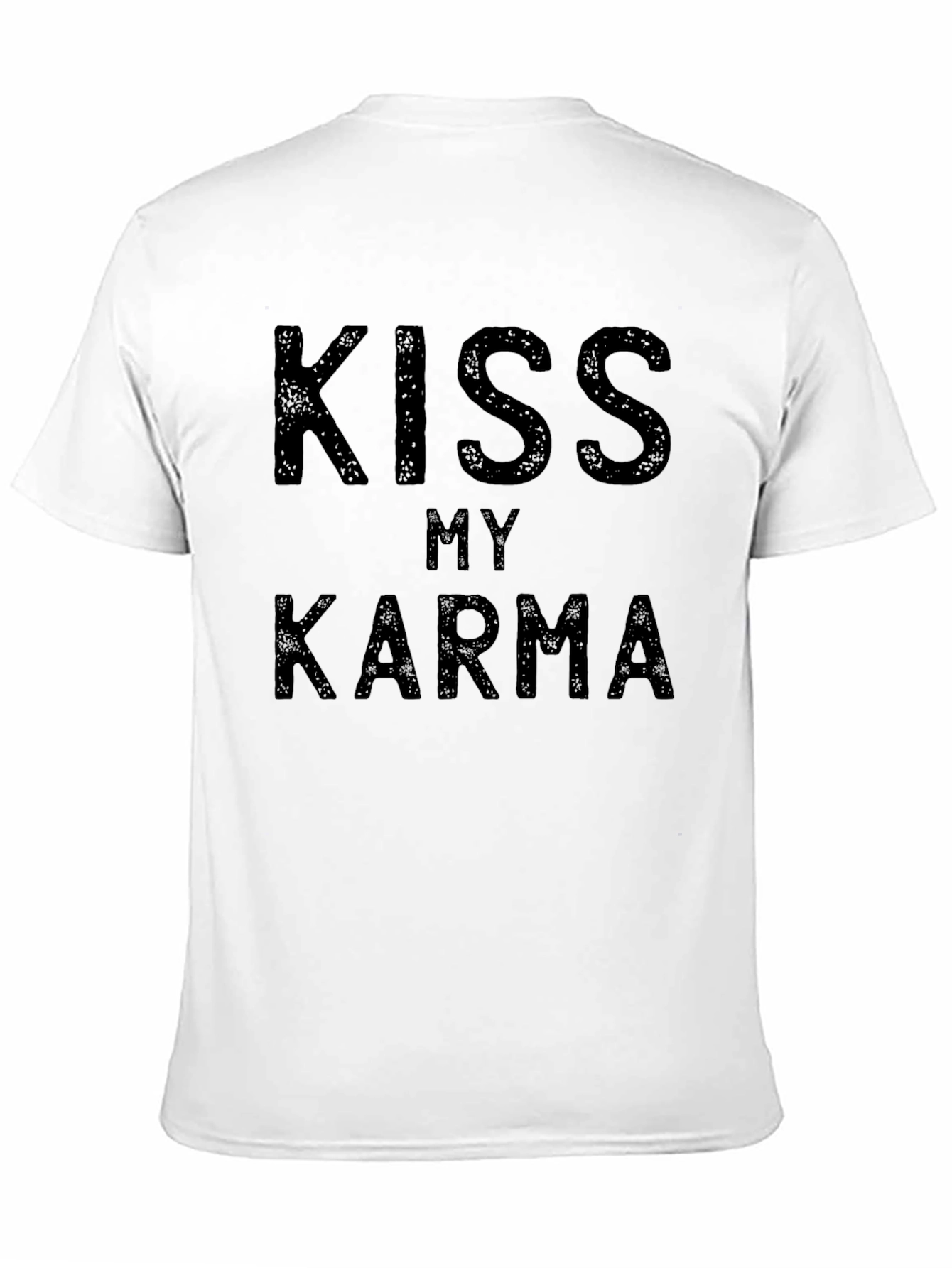 Kiss My Karma Black T-Shirt - Mens Graphic Tee