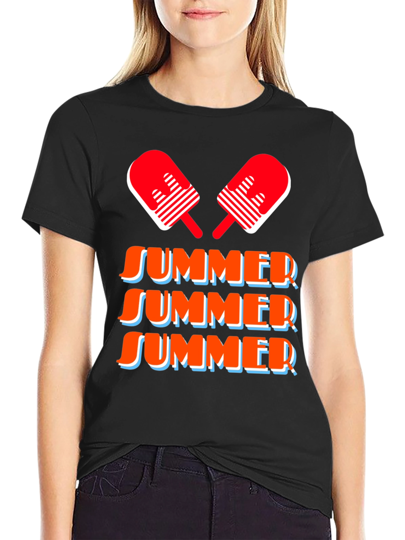 Summer Popsicle Graphic Tee - Short Sleeve