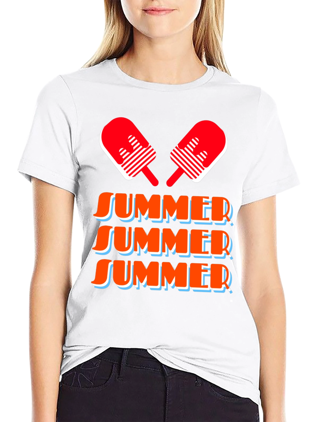 Summer Popsicle Graphic Tee - Short Sleeve