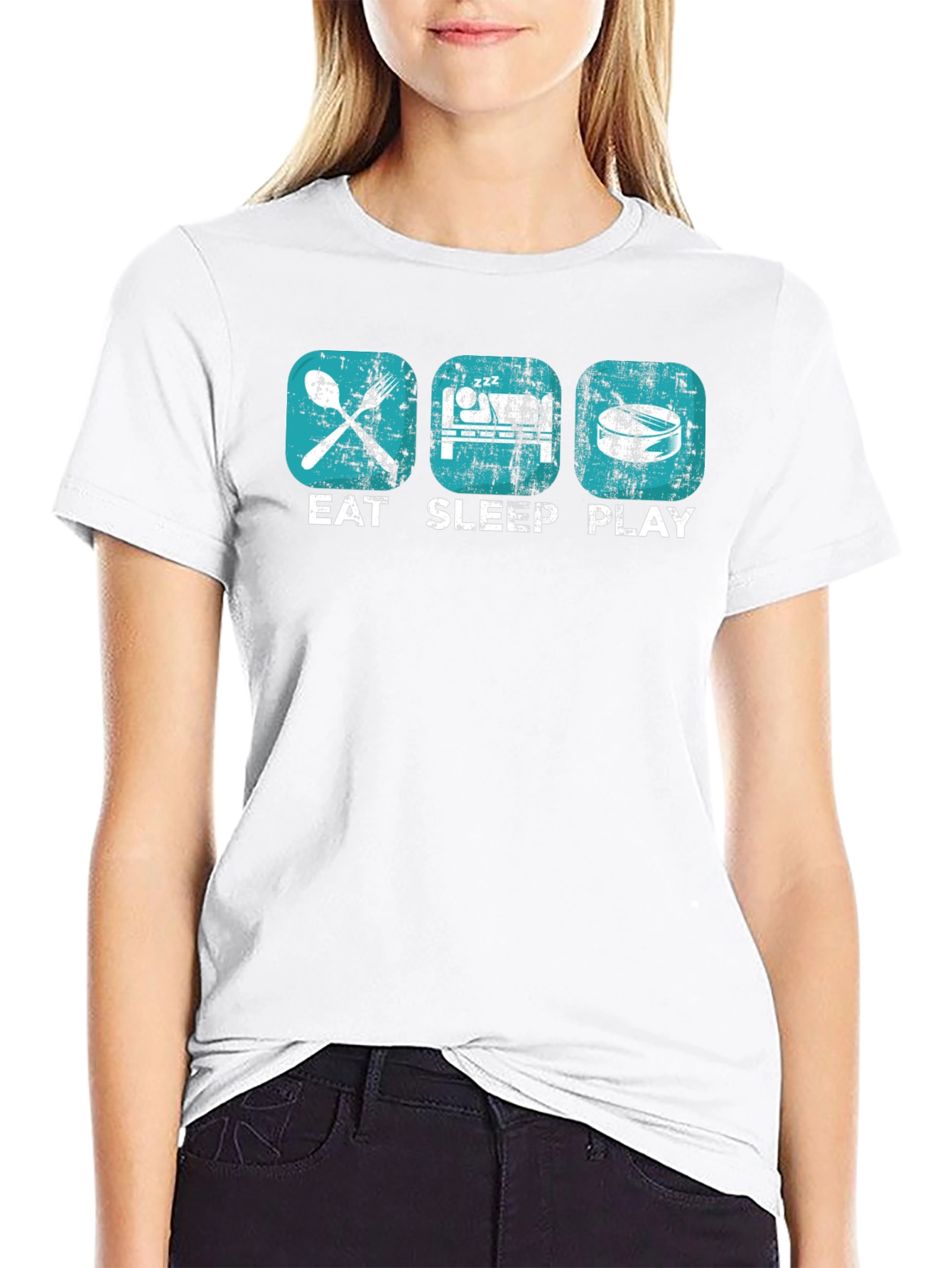 Eat Sleep Play Hockey T-Shirt
